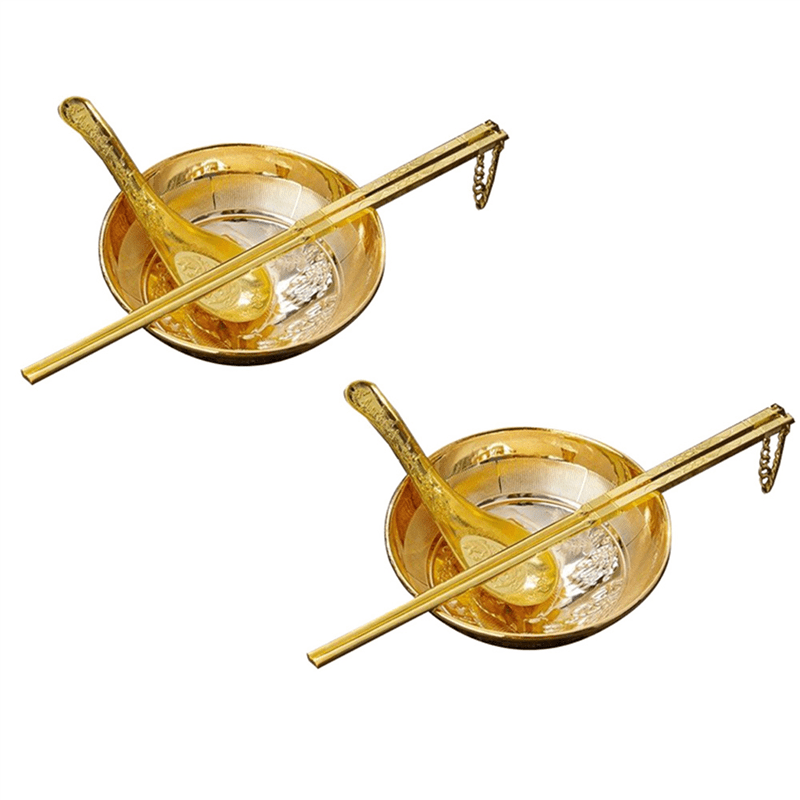 Golden Bowl 6Piece Set Every Year There is More Than Printed Golden