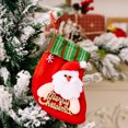 thumbnail image 2 of Los calcetines navideños Yoyauz se utilizan para chimeneas, medias colgantes, adornos para árboles, bolsas de regalo, contenedores de dulces y calcetines pequeños, ideales para decorar fiestas, 2 of 6