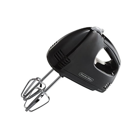 Proctor Silex 5 Speed Easy Mix Electric Hand Mixer with Bowl Rest, Black (62507)
