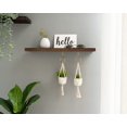 thumbnail image 3 of Mkono 2 Pack Mini Macrame Plant Hangers with Artificial Succulent Plants Decorations Cute Hanging Boho Decor for Wall Entryway Home Office Car Accessories Gifts for Plant Lover, White, 3 of 6