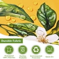 thumbnail image 2 of Ikfashoni Yellow Shower Curtain with Hooks,13pc Waterproof Fabric Bathroom Curtain, 72"X72", 2 of 8