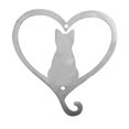 thumbnail image 1 of Adorable adorno colgante de gato de metal para jardín. Adorno colgante para gato. Decoración para el hogar. Cordón no incluido., 1 of 6