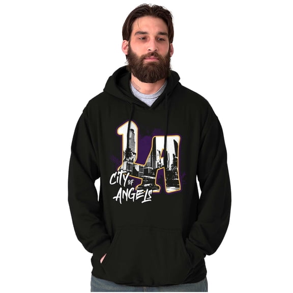 Urban Streetwear LA City of Angels Hoodie Sweatshirt Women Men Brisco Brands S