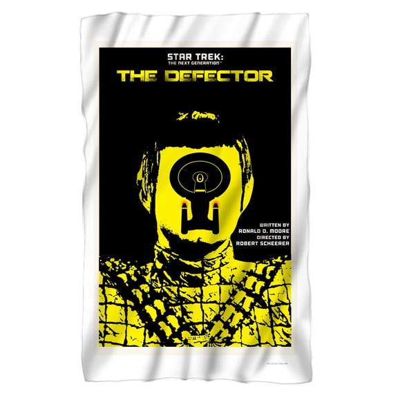 Star Trek TNG Season 3 Episode 10 Fleece Blanket (36x58)