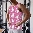 thumbnail image 5 of Disketp Cute Poodle Dog Men's Workout Tank Tops Sleeveless Gym Shirt Quick Dry Fitness Bodybuilding Sleeveless T Shirt-Small, 5 of 7