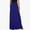 Dark Blue, variant on KIHOUT Plus Size Skirt For Women Women's Fashion Solid Color Pocket Elastic Waist Casual Ankle Skirt