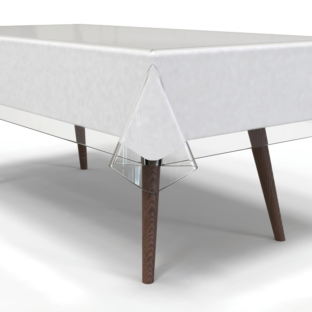 Home Details Oblong 54"x 72" Crystal Clear Tablecloth Protector