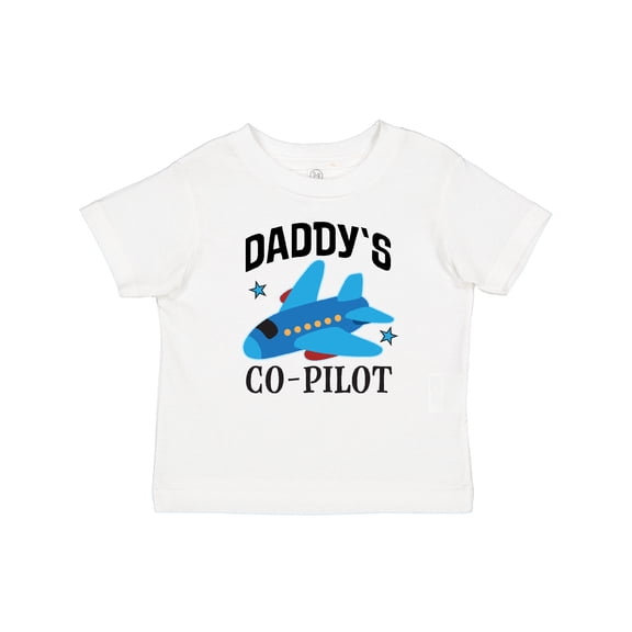Inktastic Daddy's Co-pilot Son Airplane Boys Baby T-Shirt