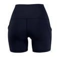thumbnail image 7 of Gvdentm Bike Shorts for Women Athletic Shorts High Waisted Running Shorts Pocket Sporty Short Gym Elastic Workout Shorts Black,M, 7 of 7