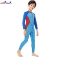 thumbnail image 4 of Niños con traje de baño de una pieza traje de baño niños conjunto de snorkeling niños dddler regalos surfing neopreno juventud cálido traje de baño para la navegación natación xxl Inevent OD003313-05, 4 of 7
