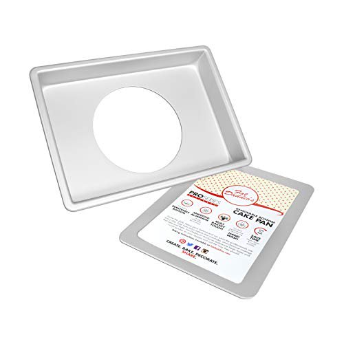 Fat Daddio's Anodized Aluminum Sheet Cheesecake Pan with Removable Bottom, 9 Inch x 13 Inch x 2 Inch