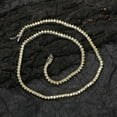 thumbnail image 4 of 3MM Yellow Tennis Necklace for Women 18K Gold Plated Round Cut Lab Diamond Necklace Chain CZ Necklaces for Women Party Prom Jewelry Necklaces, 4 of 6