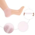 thumbnail image 3 of Unique Bargains 1 Pair Silicone Thin Heel Protectors for Travelling Pink Silicone, 3 of 4