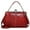Red, variant on CoCopeaunts Retro Hollow Handbag for Women PU Leather Shoulder Bag Evening Clutch Bag Kiss Lock Closure Crossbody Bag Purse