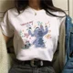 thumbnail image 3 of Camiseta de algodón para niños de Kawaii Disney Lilo Stitch, camiseta de verano con estampado de corazón de Stitch de dibujos animados, ropa bonita de Disney Anime para niños, 3 of 5