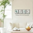 thumbnail image 6 of Flower Wall Art Prints Posters Word Quotes Jar Design Set of 4 for Home Farm Bathroom Kitchen Office Unframed, 6 of 7