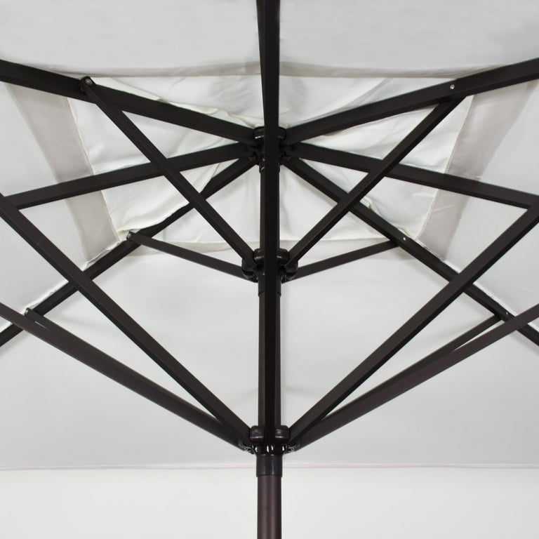 coral coast 8 x 11 ft aluminum rectangle patio umbrella California Umbrella 8 X 11 Ft. Rectangular Aluminum Patio Umbrella W/ Crank  Lift & Aluminum Ribs