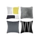 thumbnail image 1 of Set de 4 Cojines Decorativos Coprire 45 x 45 cm Gris Oscuro, 1 of 7