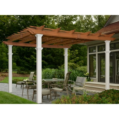 New England Arbors Bordeaux Two-Tone 10 X 10 Pergola - Walmart.com New England Arbors Bordeaux Two-Tone 10 x 10 Pergola - New England Arbors Bordeaux Two-Tone 10 X 10 Pergola - Walmart.com
