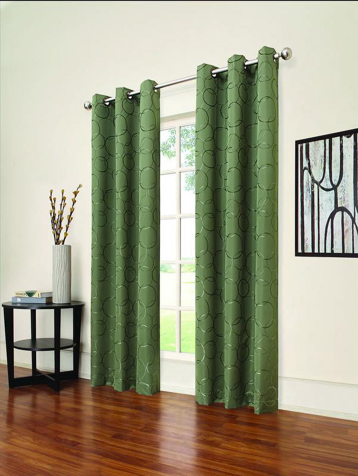 Eclipse Zodiac Energy-Efficient Curtain Panel, Sage, 42” x 84”