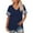Z3-Dark blue, variant on Plus Size T Shirts, Yigetop Plus Size V Neck T Shirts Women Short Sleeve Tops Casual Summer Tshirts Loose Fit Tee Womens Tops Casual White XL