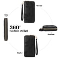 thumbnail image 3 of LOUEBICA Wallet Women Leather RFID Blocking Wristlet wallets Ladies Clutch with Floral Pattern for Phone and Card, 3 of 7