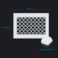thumbnail image 2 of Cubierta de Rejilla de Ventilación Uxcell para Apertura de Conducto de 11.5"x7.5", Cubierta de Agujero de Pared de Vidrio Acrílico para Ventilación, 2 of 6