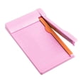 thumbnail image 3 of Cortador de papel para álbumes de recortes, guillotina portátil, cortador de papel para recortar cupones, estudio, fabricación de tarjetas, cartulina. Rosa, 3 of 6