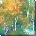 thumbnail image 2 of Outdoor Living and Style Yellow and Green Obscure Forest Outdoor Canvas Square Wall Art Decor 24" x, 2 of 2