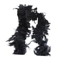 thumbnail image 1 of Bufanda de Plumas Vestido de Boa de Plumas Decoración de Boda Decoración 2M Plumas Accesorio de Disfraces Fiesta Bufanda de Carnaval para Baile de Fot Negro Yinane disfraz de boa, 1 of 8