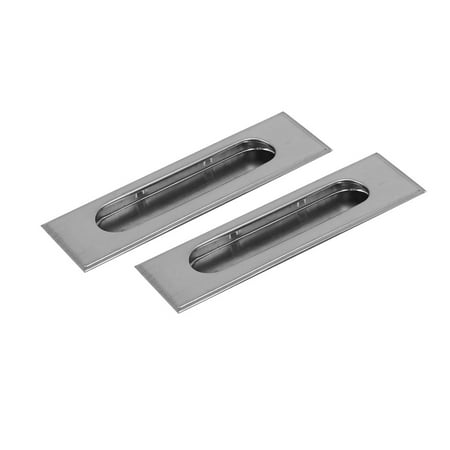 128mm Hole Ing Stainless Steel Recessed Rectangular Flush Pull 128mm Hole Ing Stainless Steel Recessed Rectangular Flush Pull Handles 2pcs