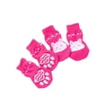 thumbnail image 1 of Calcetines para Perros Greeniant 4 Uds Control de Tracción Calzado Cálido Universal Protector Pequeño Mediano PT004860-03B, 1 of 6
