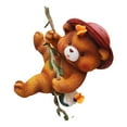 thumbnail image 2 of LOVIVER Climbing Bear Sculpture Resin Statue Cute Easy to Use Decoration Bear Figurine Garden Ornament for Terrace Yard Porch Outdoor Light yellow, 2 of 8