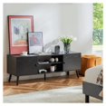 thumbnail image 4 of OCHAP TV Stand Cabinet Store Cabinets for 55'' TV, Wooden Furniture for Home Living Room, Office, Black, 4 of 6