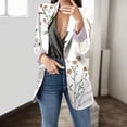 thumbnail image 3 of Gibobby Blazer para mujer chamarra elástica para mujer con cuello de solapa para trabajo y oficina(Verde,XL), 3 of 5