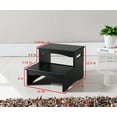 thumbnail image 4 of Pilaster Designs - Black Finish Wood Bedroom Step Stool, 4 of 4