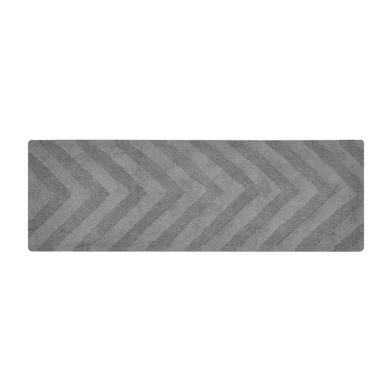 Orme Bath Rug Red Barrel Studio Color: Gray, Size: 20 W x 60 L