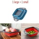 thumbnail image 2 of Juego de coladores de silicona plegables para verduras y frutas Juego de coladores plegables, 2 unidades, 2 of 2