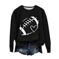 thumbnail image 4 of Frostluinai Football Sweatshirts for Women Game Day Long Sleeve Shirts Round Neck Casual T Shirts Fashion Rugby Print Pullover Tops, 4 of 4