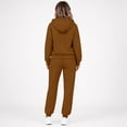 thumbnail image 4 of Leidass Womens 2 Piece Tracksuit Set Zip Up Hoodie and Jogger Pants Casual Lounge Set Long Sleeve Hooded Sweatshirt Coffee M, 4 of 6
