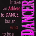 thumbnail image 3 of CafePress - Artist Athlete Dancer Women's Dark T Shirt - Women's Traditional Fit Dark T-Shirt, 3 of 4
