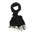 thumbnail image 2 of TrendsBlue Elegant Solid Color Viscose Fringe Scarf, 2 of 3