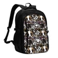 thumbnail image 1 of Disketp Cute Dogs Puppy2 Mochila de Viaje Estampada para Laptop con Puerto de Carga USB, Mochila Impermeable para Computadora – Regalo para Hombres y Mujeres, 1 of 7