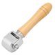 thumbnail image 1 of Herramienta de rodillo de 35 mm Ticfox para manualidades de cuero, acero inoxidable, mango de madera, 1 of 9