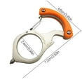 thumbnail image 3 of Aluminum Alloy Finger Keychain Bottle Opener Portable Quick Bottle Opener, 3 of 9