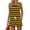 Yellow(Striped), variant on Iaqnaocc 2 Piece Sets for Women Casual Womens Short Sets Square Neck Tank Top and Shorts Summer Striped Set Vacation Outfits for Women Green 3XL