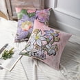 thumbnail image 3 of Phantoscope Tropical Series Decorative Throw Pillow Covers, Light Purple Sunflower, 18" x 18", Set of 4, 3 of 6