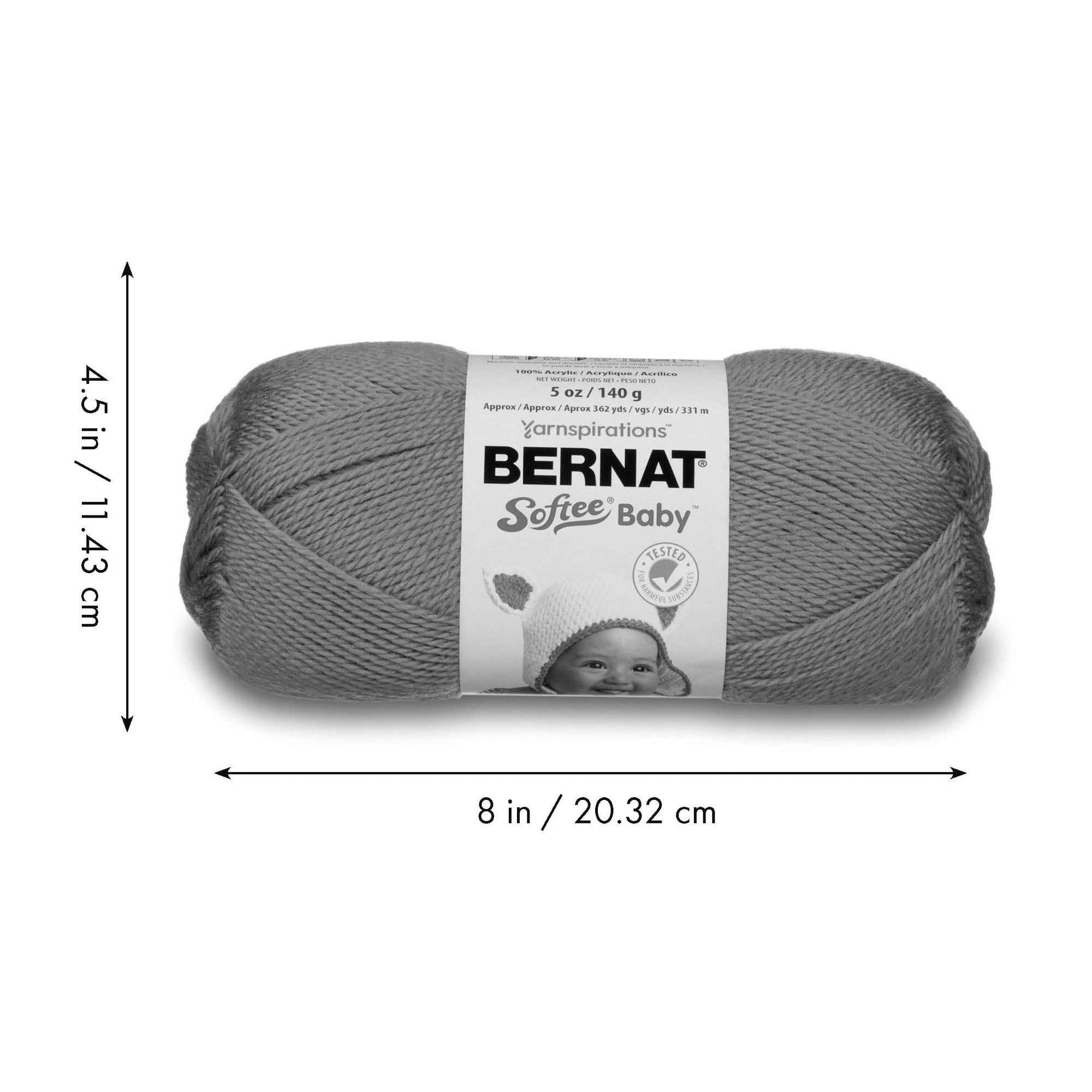  Bernat Softee Baby Yarn, 5 oz, Soft Lilac, 1 Ball