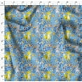 thumbnail image 4 of Soimoi Polyester Crepe Fabric Fox & Bunny Kids Print Fabric by The Yard 52 Inch Wide, 4 of 5