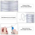 thumbnail image 3 of 1 Box 12 Gauge 100FT Tarnish Resistant Jewelry Craft Wire Bendable Aluminum Sculpting Metal Wire for Jewelry Craft Beading Work CornflowerBlue, 3 of 9